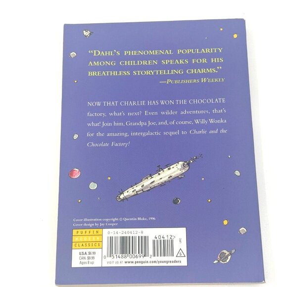 Charlie and the Great Glass Elevator, Paperback by Dahl, Roald /ISBN 0142404128 - Picture 2 of 8